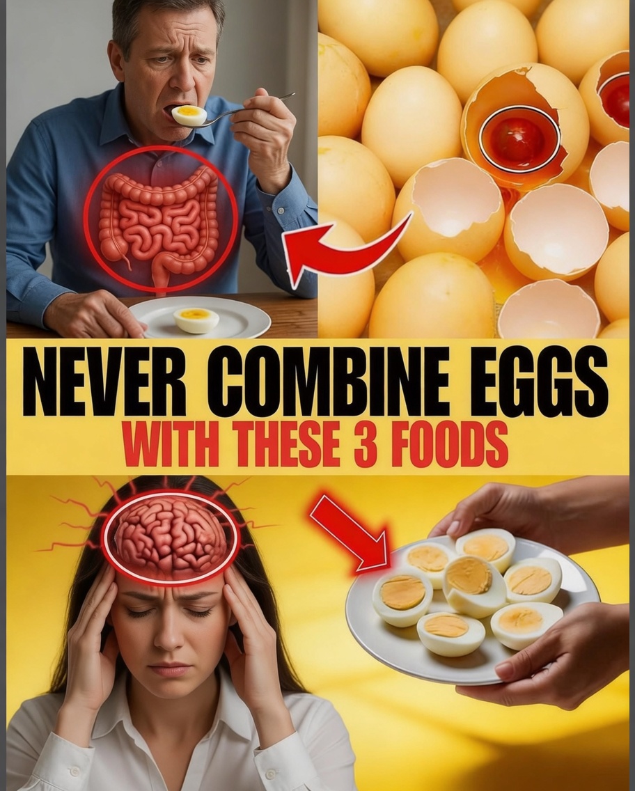 Seniors: Don’t Combine Eggs With These 3 Foods – Shocking Side Effects You Need to Know After 60