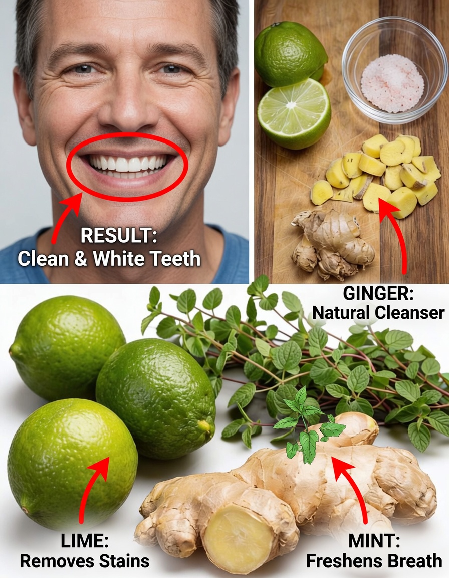 Whiten Your Teeth Instantly with This 2-Minute Ginger and Salt Trick. Here’s How