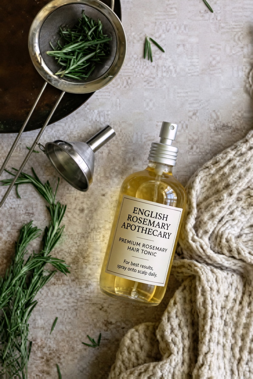 Rosemary Water for Hair: Your Simple Daily Ritual for a Fresher Scalp and Fuller-Looking Locks