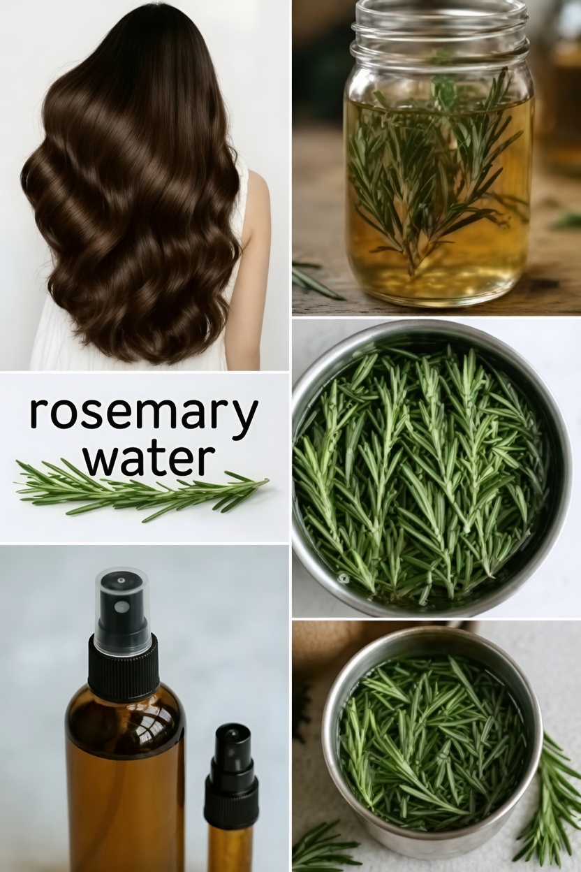 Rosemary Water for Hair: Your Simple Daily Ritual for a Fresher Scalp and Fuller-Looking Locks