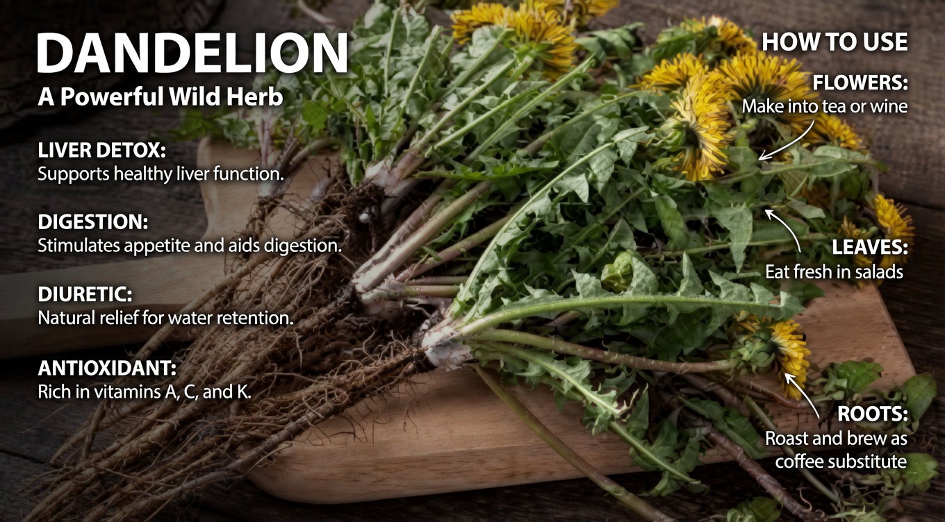 Dandelion Root: A Natural Health Booster That May Support the Body in the Fight Against Cancer