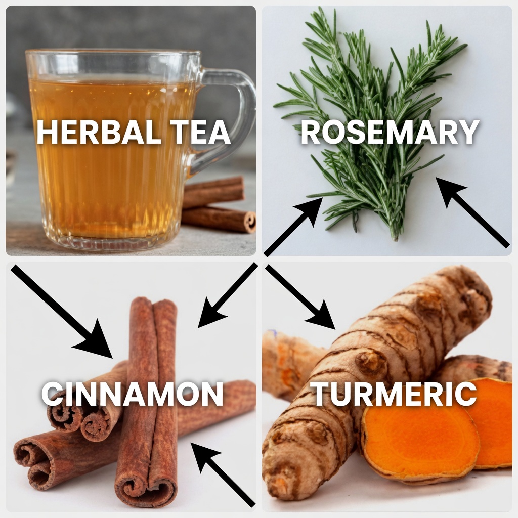 Pine Leaves, Turmeric & Cinnamon Tea – A Natural Drink to Support Healthy Blood Sugar Balance