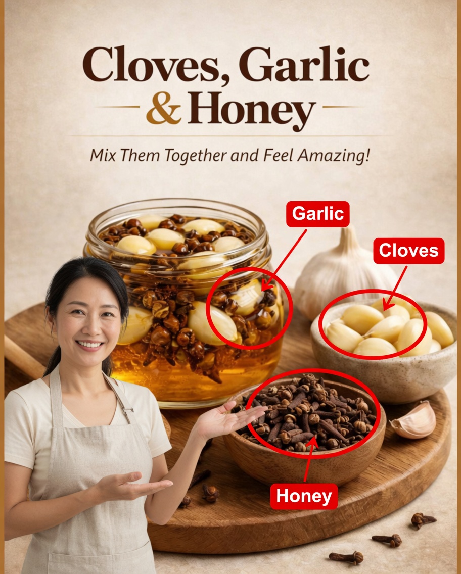 Mix cloves, garlic, and honey and you will thank me