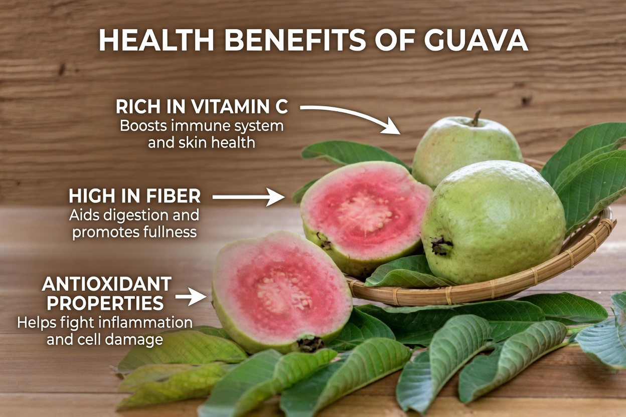 Guava for Eye Health: The Tropical Fruit That Helps Protect Your Vision Naturally
