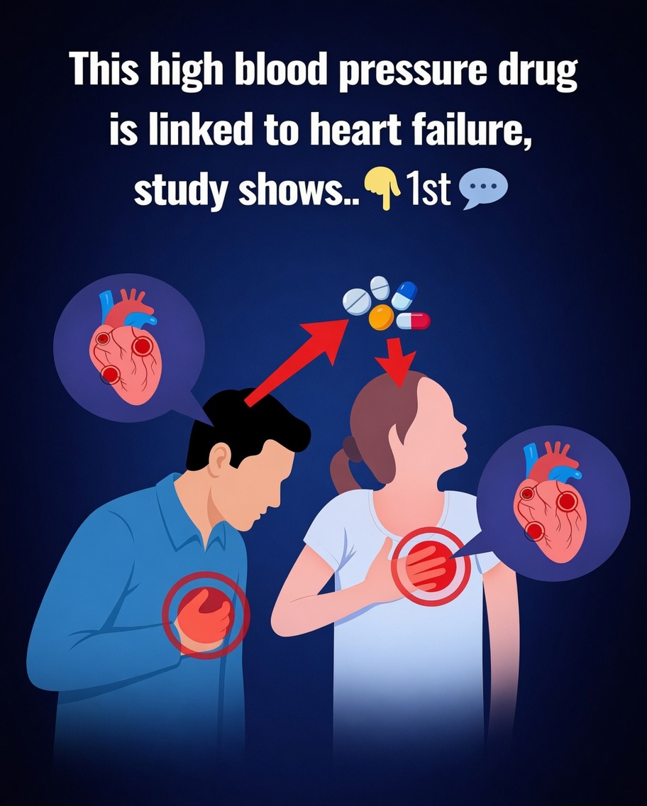 This high blood pressure drug is linked to heart failure, study shows