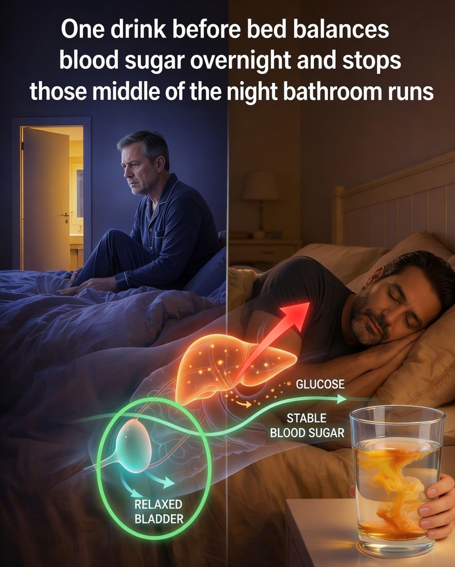 Drink This Before Bed to Balance Blood Sugar & Stop Nighttime Bathroom Trips!