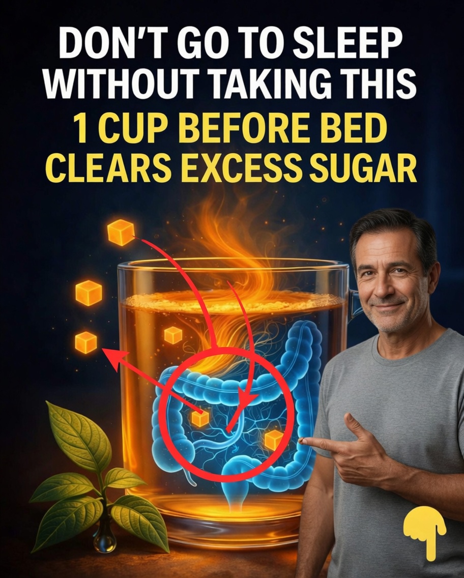Don’t go to sleep without taking this — 1 cup before bed clears excess sugar
