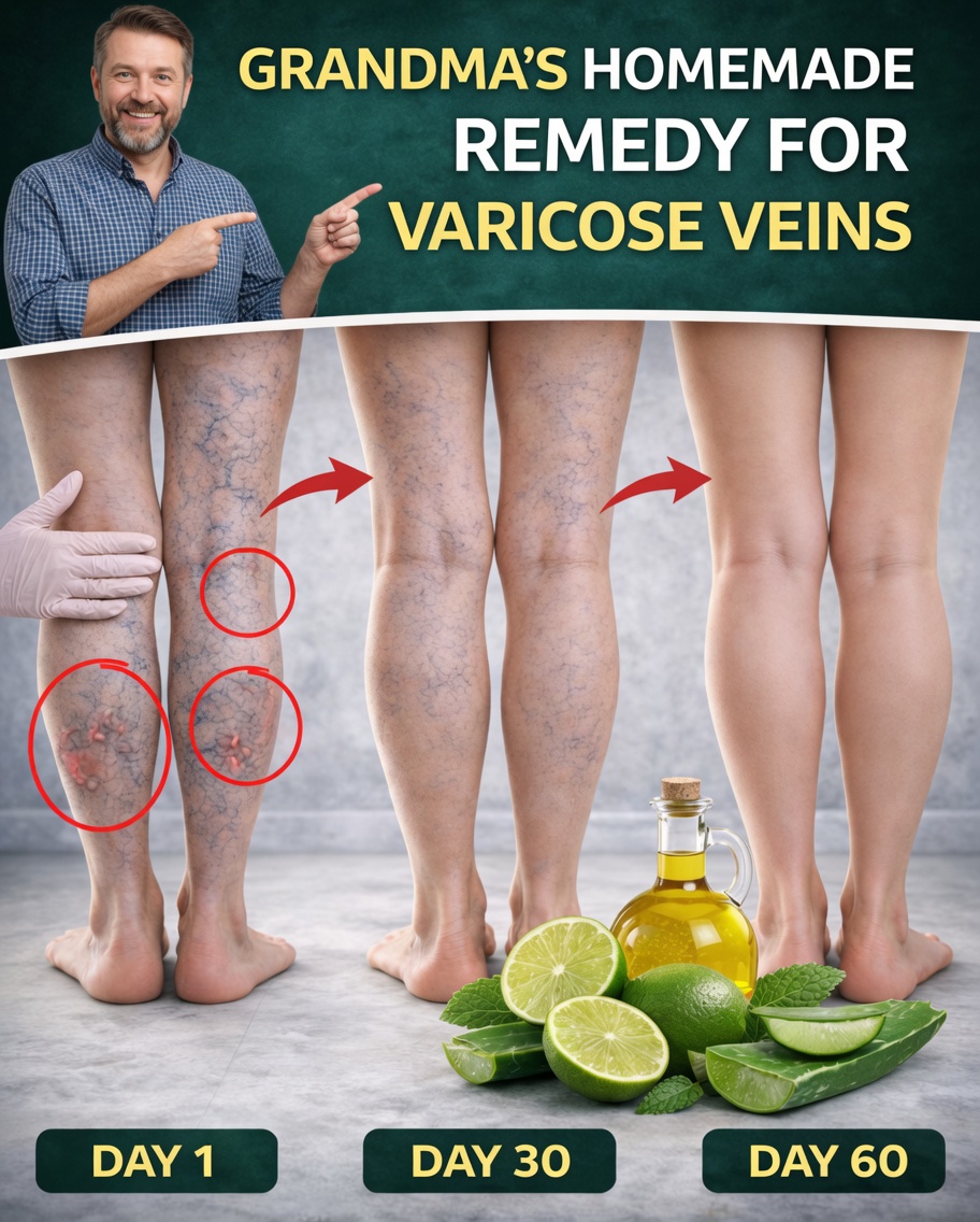 Grandma’s Natural Remedy for Varicose Veins