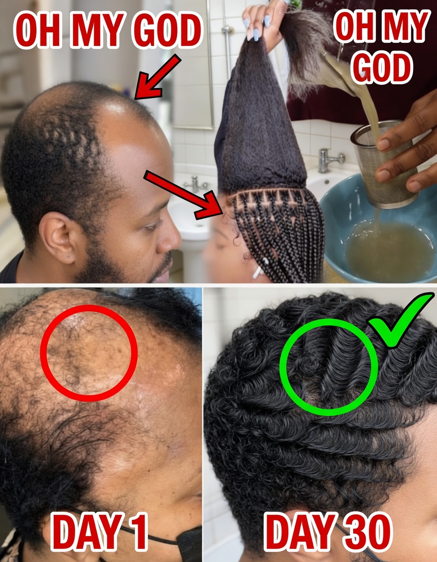 My Hair Was Completely Bald! Until I Started Using This Remedy — My Hair Grew Like Crazy & Skin Glows (Rice + Aloe Vera Mask)