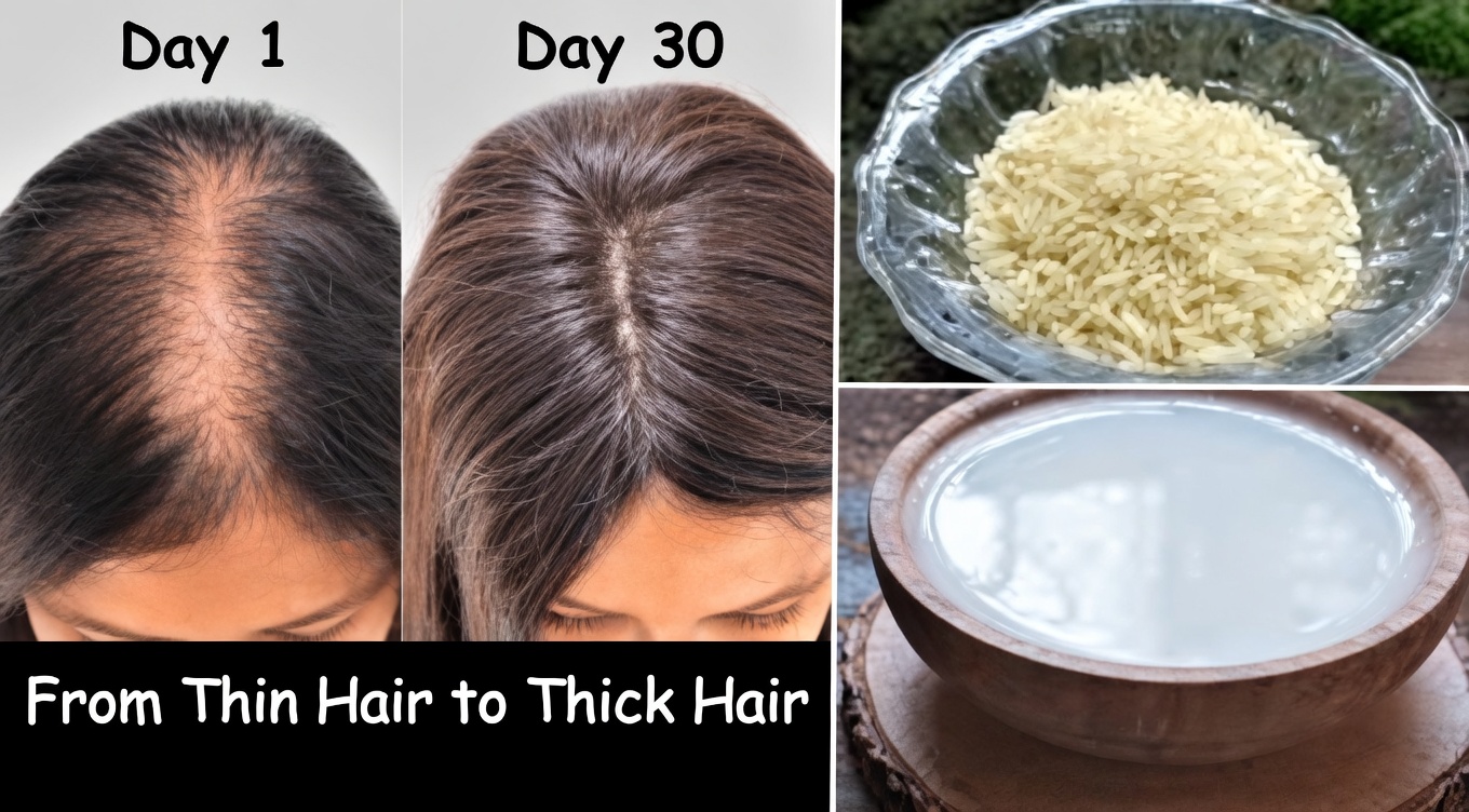 My Hair Was Completely Bald! Until I Started Using This Remedy — My Hair Grew Like Crazy & Skin Glows (Rice + Aloe Vera Mask)