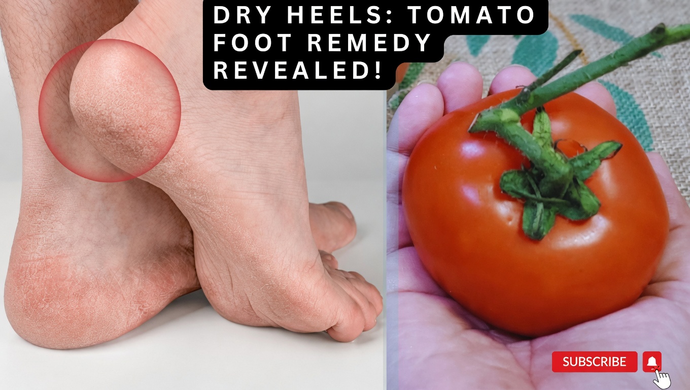 How to Soften and Heal Cracked Heels Naturally with Tomatoes – The Overnight Kitchen Remedy That Delivers Smoother Feet Fast
