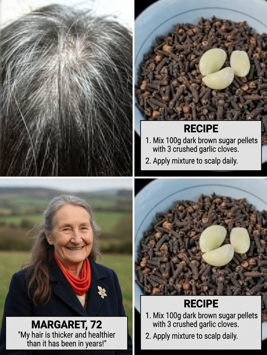 Say Goodbye to Gray Hair with Garlic and Cloves: A Powerful Natural Remedy