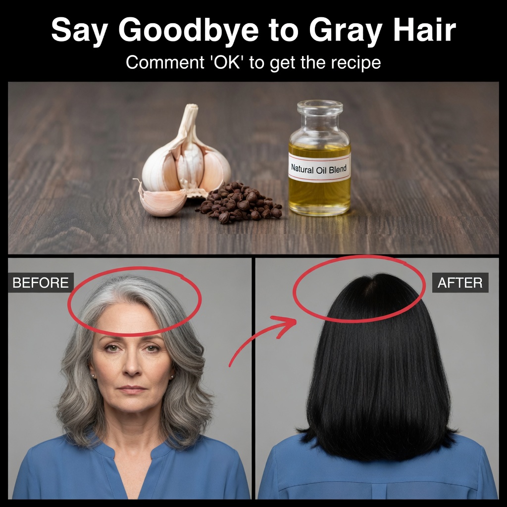 Say Goodbye to Gray Hair with Garlic and Cloves: A Powerful Natural Remedy