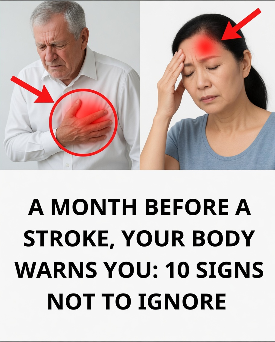 A Month Before a Stroke, Your Body Warns You: 10 Signs Not to Ignore