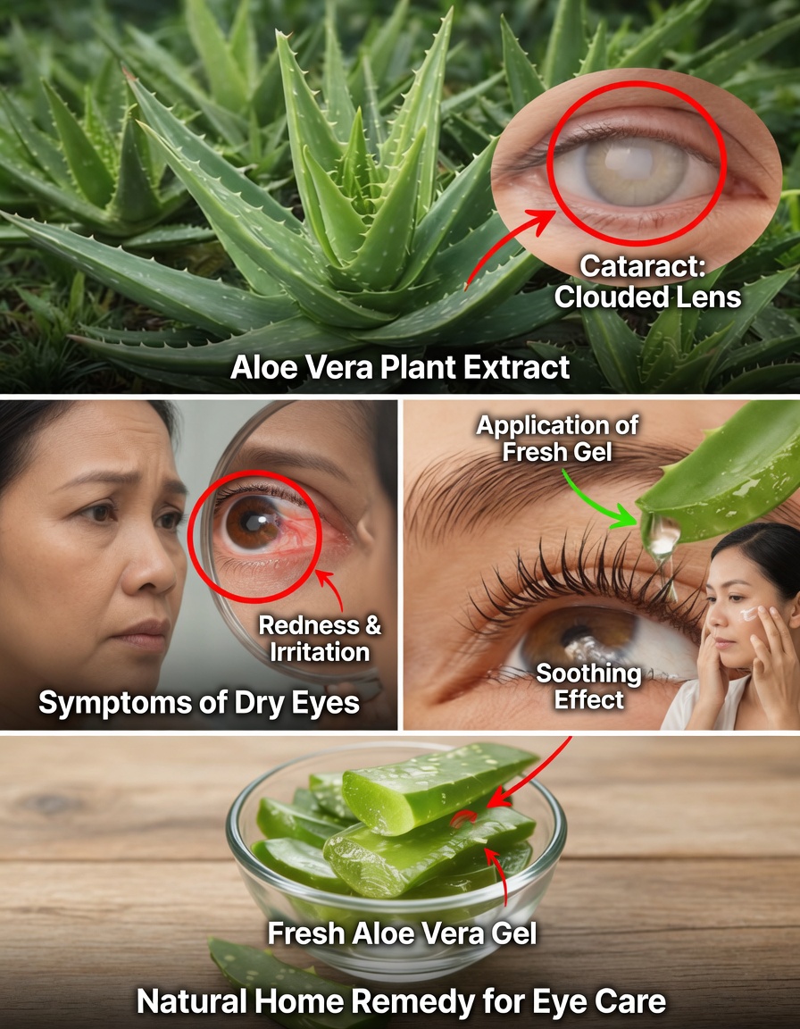 Aloe Vera for Eye Health: Natural Relief for Redness, Dry Eyes, and Irritation