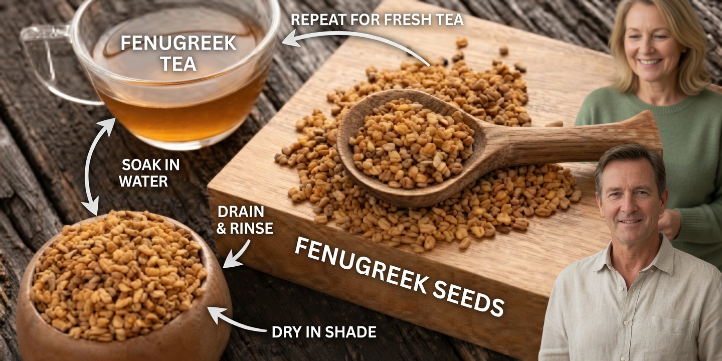 Men Over 40: How Fenugreek Seeds May Naturally Support Healthy Testosterone Levels and Vitality