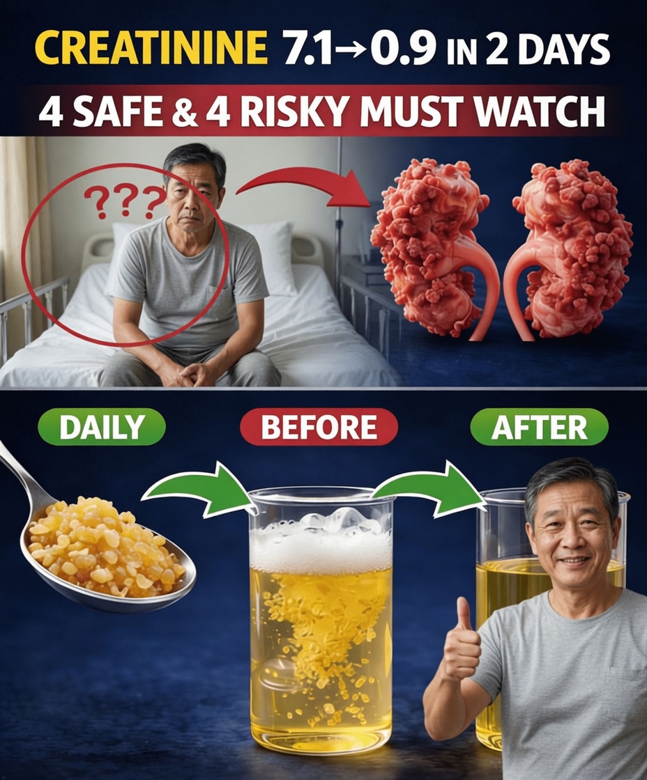 Creatinine Levels Dropped from 7.1 to 0.9 in 2 Days! 4 Healthy Fats for Kidney Health and 4 Potentially Risky Fats You Should Know About