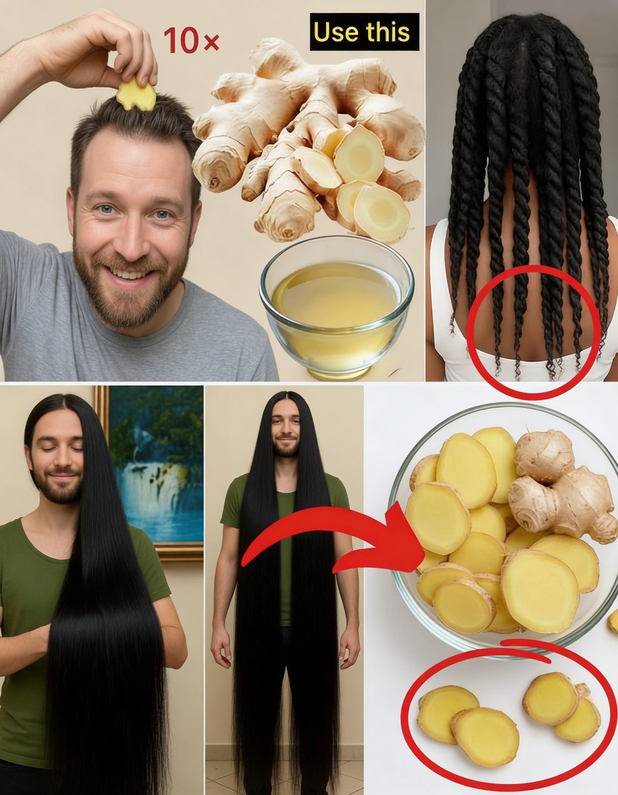 Use This Twice a Week and Watch for Potentially Faster Hair Growth – The Power of Ginger for Scalp Health and Fuller Strands