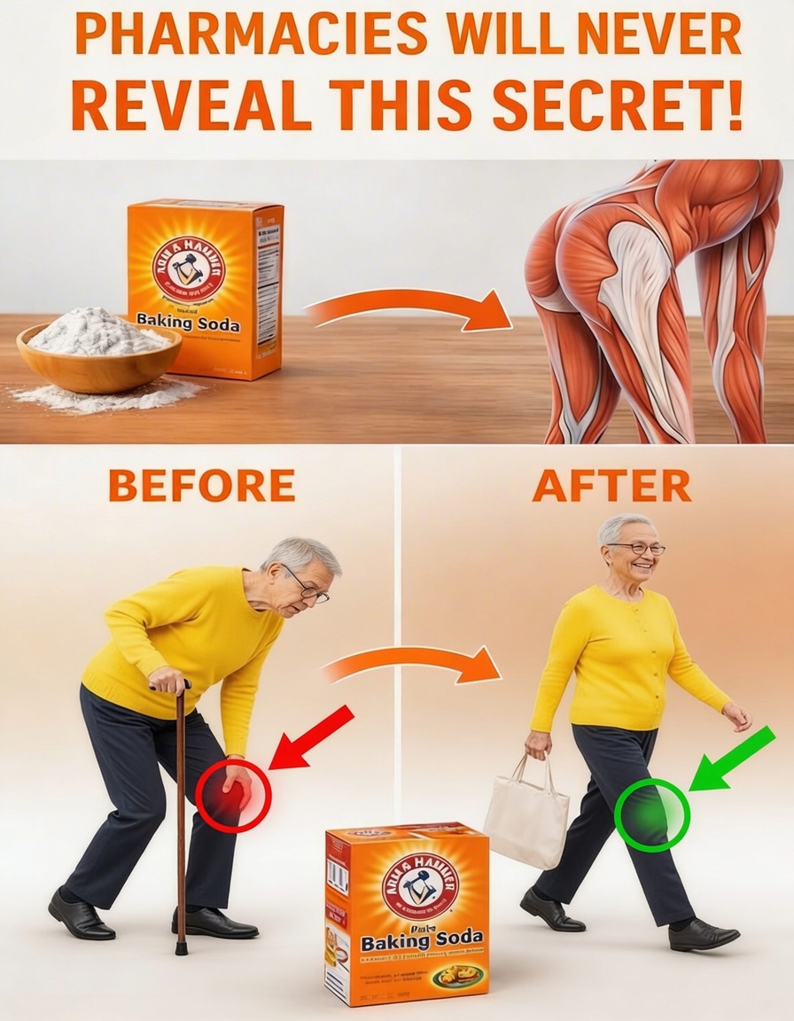SENIORS, Use BAKING SODA Like THIS and Watch 13 Health Problems Disappear!