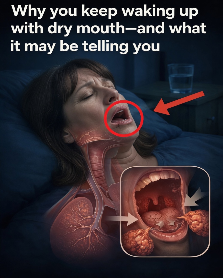 Why You Keep Waking Up with Dry Mouth—and What It May Be Telling You