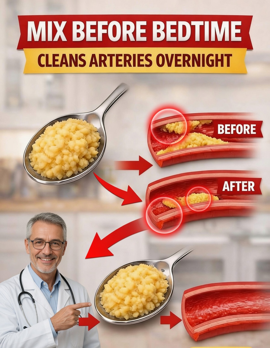 Mix These 3 Pantry Ingredients Before Bed — Your Arteries May Thank You in the Morning