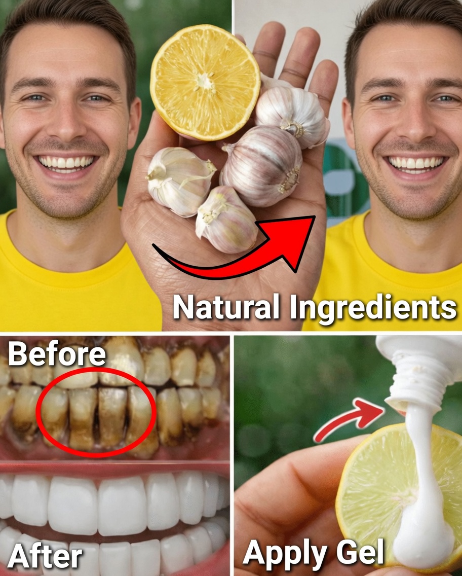 How to Naturally Whiten Yellow Teeth at Home: The Powerful Banana-Ginger-Lemon Secret Thousands Are Raving About