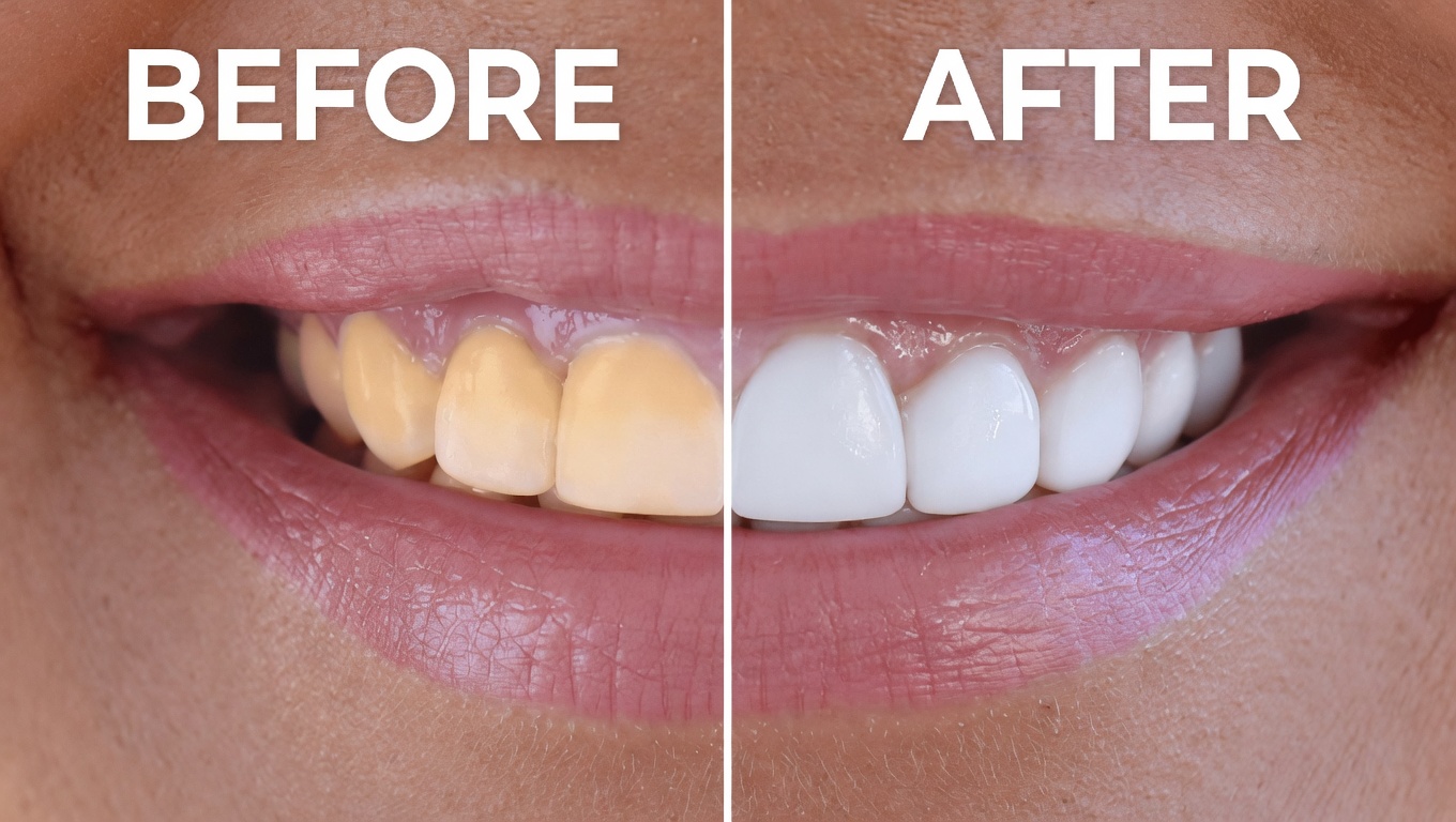 How to Naturally Whiten Yellow Teeth at Home: The Powerful Banana-Ginger-Lemon Secret Thousands Are Raving About