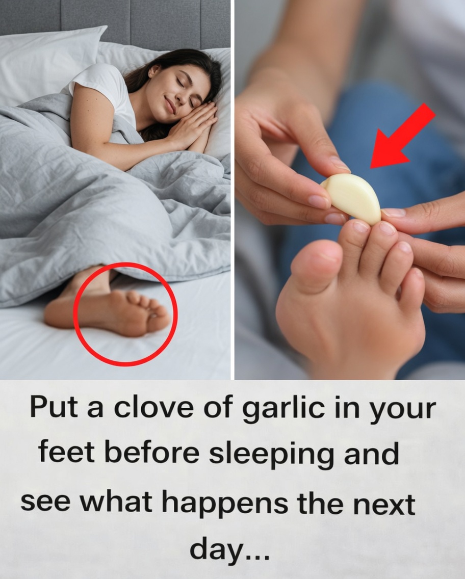 Put a Clove of Garlic on Your Feet Before Bed: What Happens the Next Day?