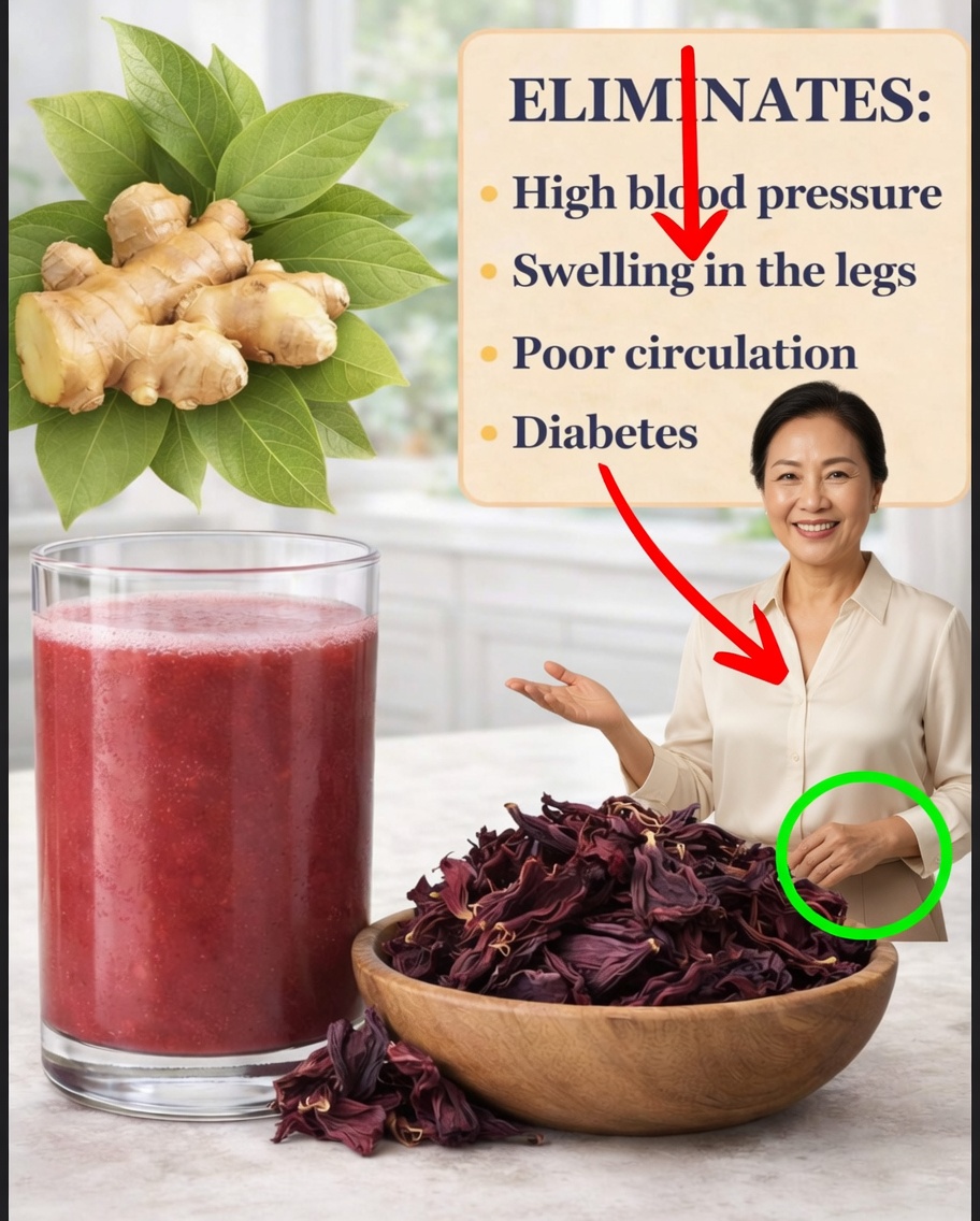Ginger, Bay Leaves, and Hibiscus: A Refreshing Herbal Drink for Everyday Wellness – The Daily Ritual That Soothes Digestion, Calms Inflammation & Boosts Vitality