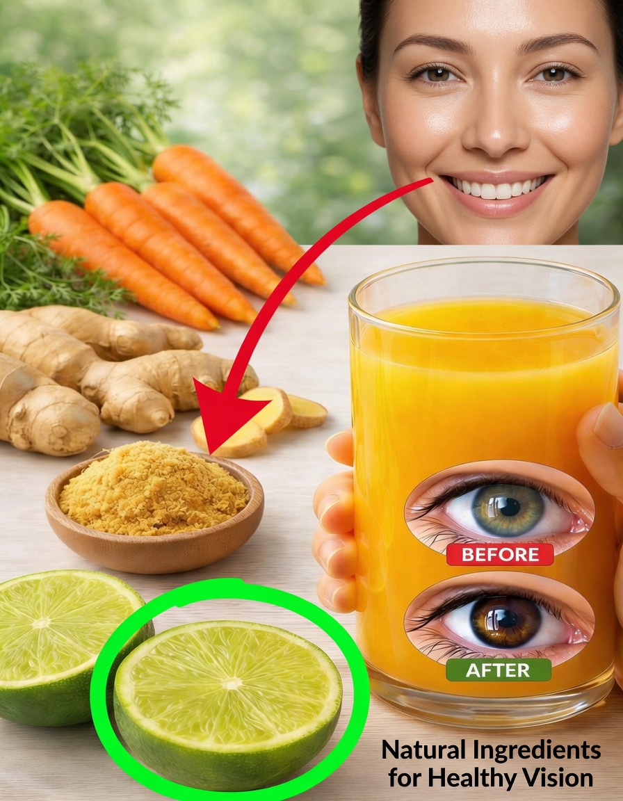 Ginger Lemon Carrot Juice for Eye Health: The 3-Ingredient Morning Ritual That’s Saving Thousands of Eyes (You’ll Wish You Started Yesterday)