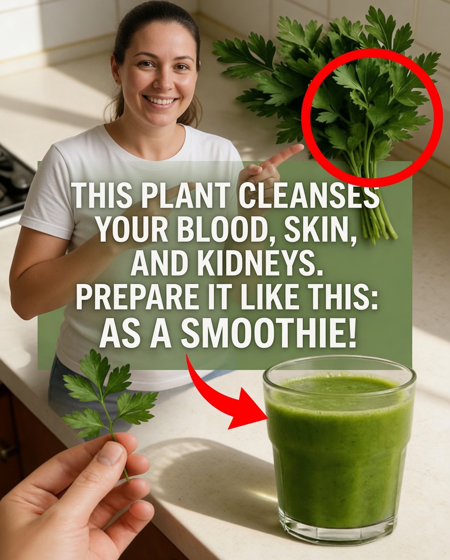 Parsley, Lime, and Kale Smoothie: A 60-Second Morning Drink That May Support Detox, Skin Clarity, and Kidney Health