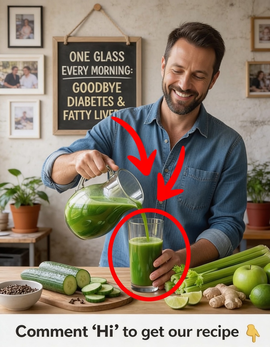 Market-Style Green Water That May Support Blood Sugar, Circulation, and Digestive Wellness