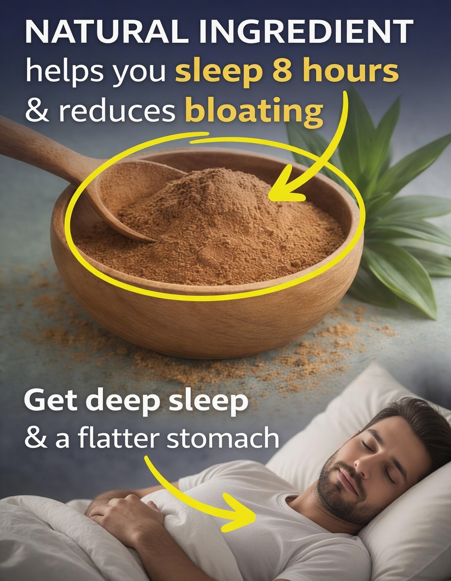 The Natural Ingredient That Helps You Sleep 8 Hours Straight and Reduce Bloating
