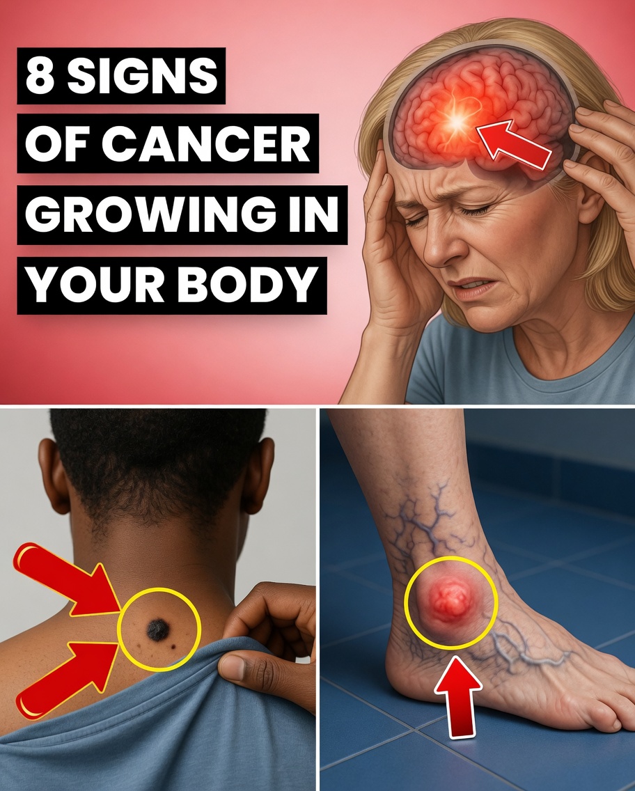 8 Common Signs That May Indicate Cancer Is Growing in Your Body