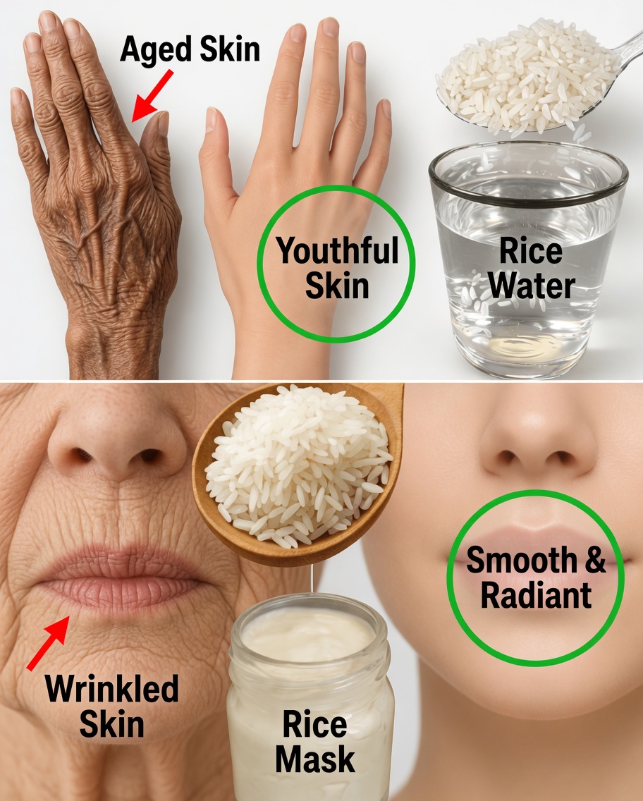 Erase Wrinkles Overnight with Rice Water: Unlock 20 Years Younger Skin Instantly!