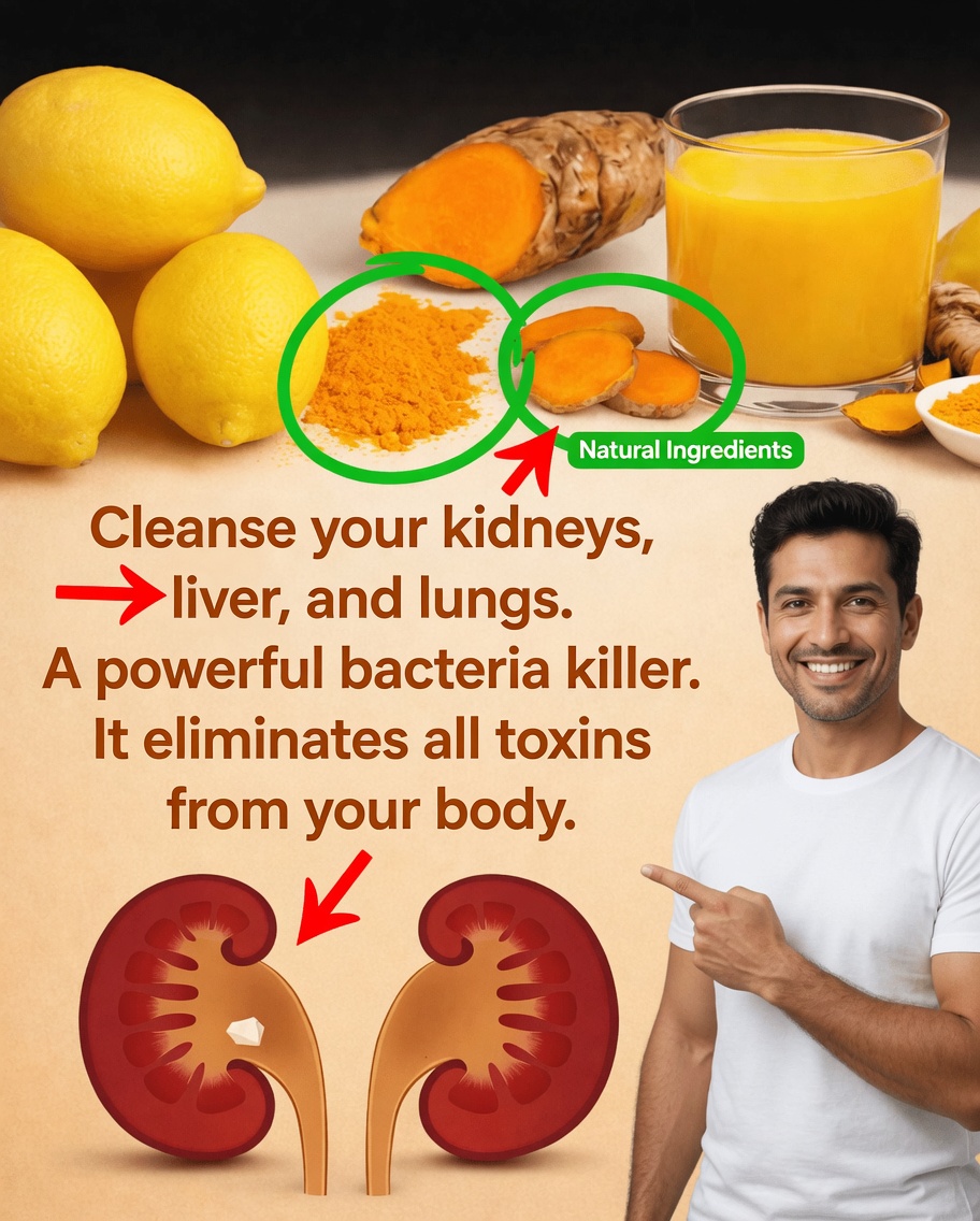 Revitalize Your Kidneys, Liver, and Lungs Naturally: The Power of Turmeric and Lemon Juice