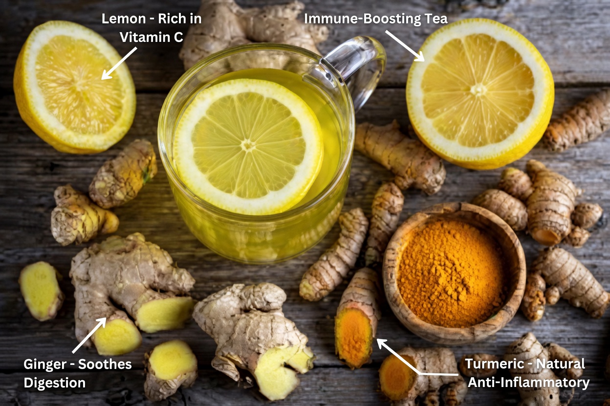 Revitalize Your Kidneys, Liver, and Lungs Naturally: The Power of Turmeric and Lemon Juice
