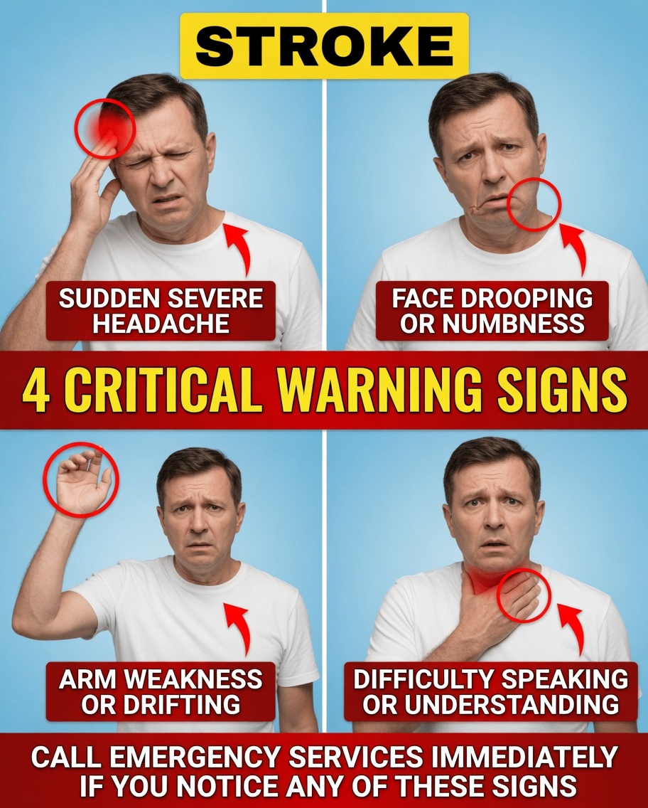 10 Warning Signs of a Stroke One Month Before – Unbelievable Signs… Revealed!