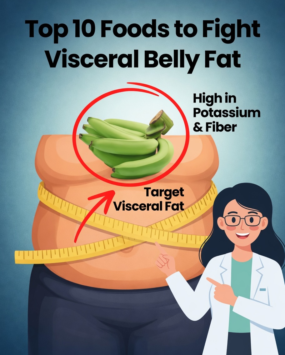 Top 10 Foods to Fight Visceral Belly Fat (Burn Belly Fat & Lose Fast!)