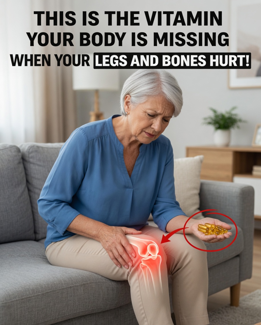 This Is the Vitamin Your Body Is Missing When Your Legs and Bones Hurt