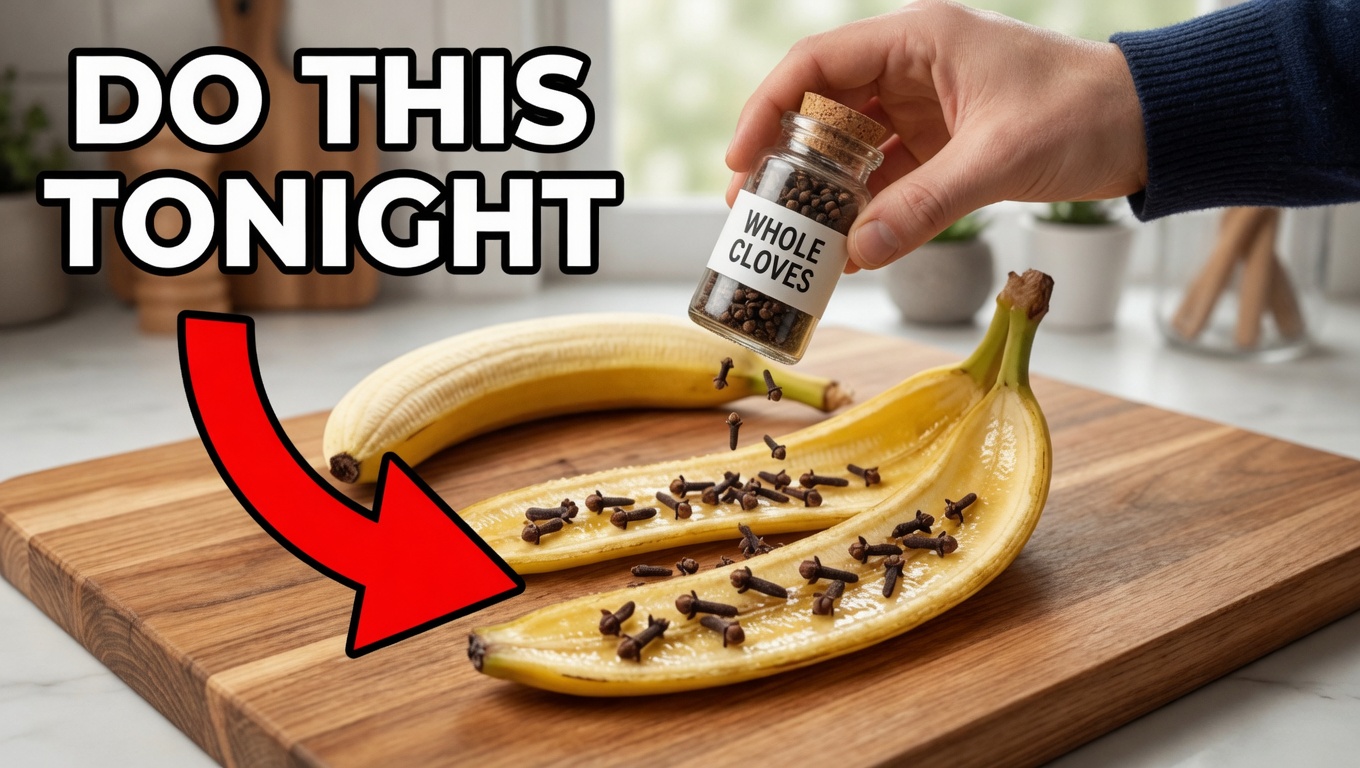 Just Mix Cloves with Banana Peel Once & Watch Your Hair Grow Like Crazy Fast! –