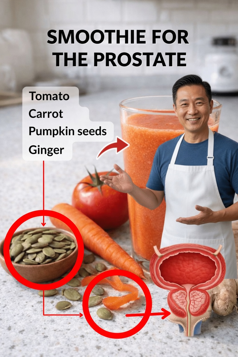 Guard Your Prostate Health Today: Easy Tomato & Carrot Smoothie Recipe