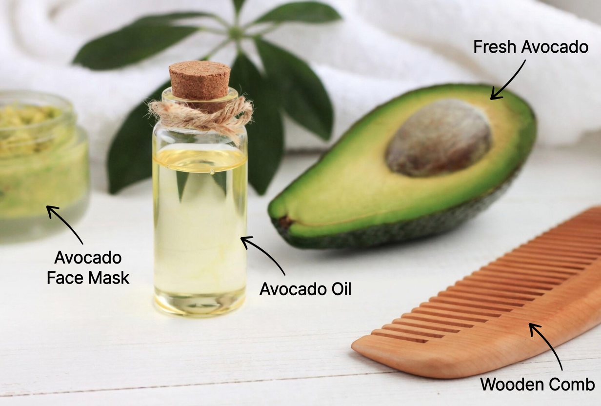 Homemade Hair Growth Tonic: Grow Your Hair Faster with Avocado Seed, Cloves, Cinnamon, Rosemary, and Guava Leaves