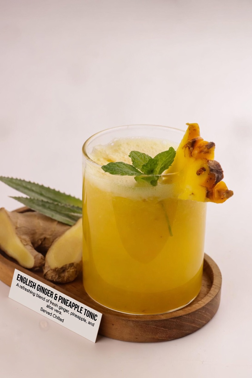 Men’s Vitality Boost: Simple, Powerful Ginger & Pineapple Health Shot