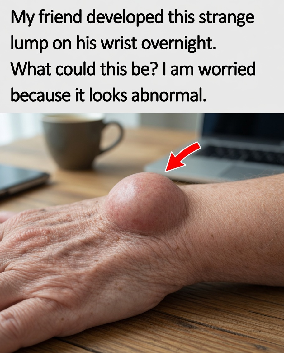 A Strange Lump on the Wrist Overnight? What Older Adults Should Know
