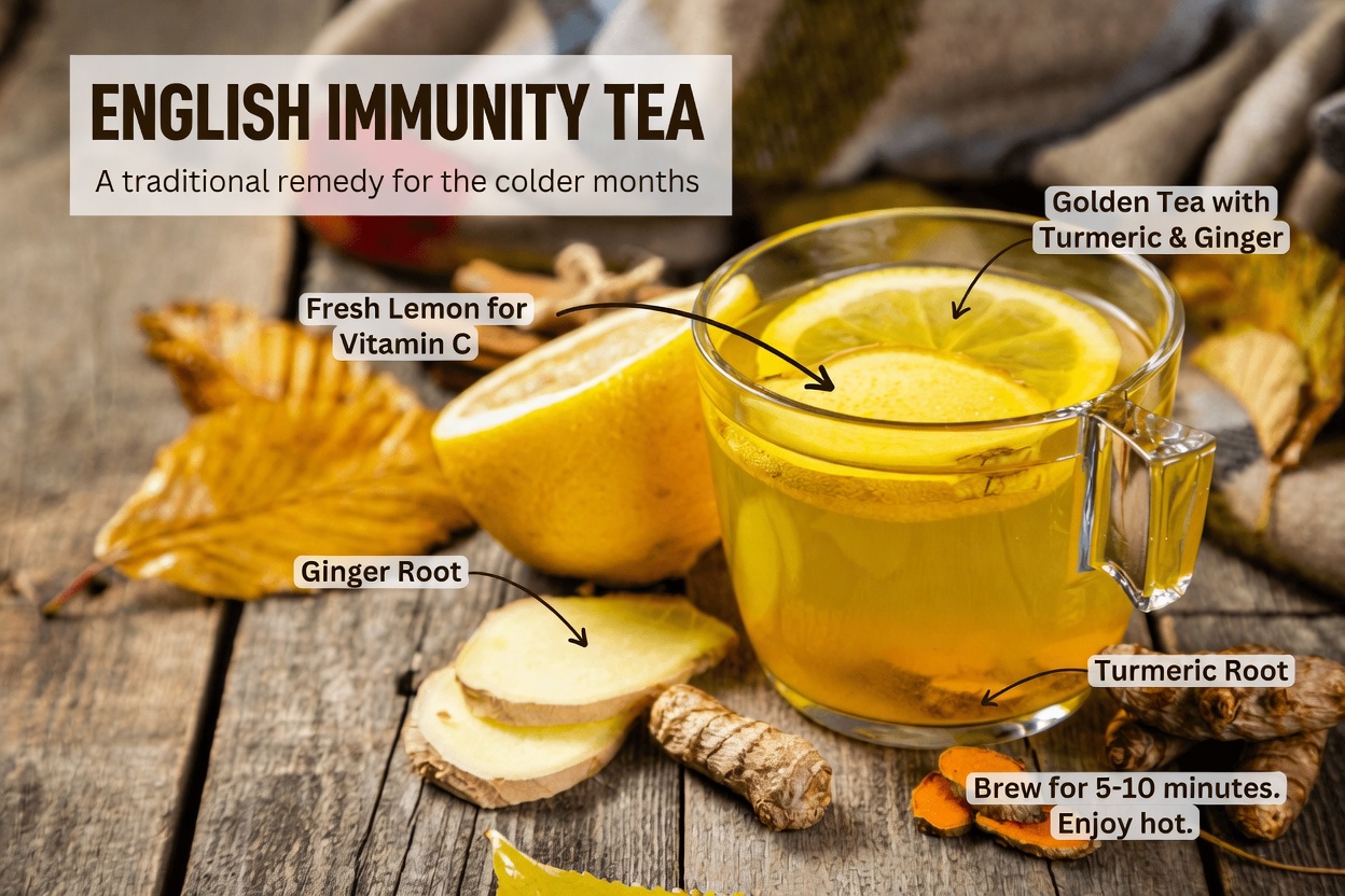 How to Start Your Day Strong and End It Calm: The Ultimate Morning and After-Dinner Herbal Tea with Garlic, Turmeric, Onion, Ginger, Cinnamon, and Guava Leaves