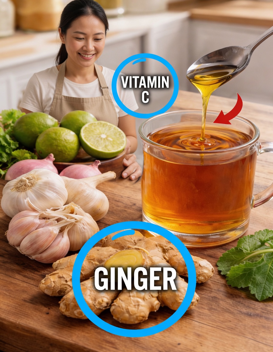 Natural Drink to Help Ease Phlegm, Dry Cough, Sinusitis, Bronchitis & Sore Throat