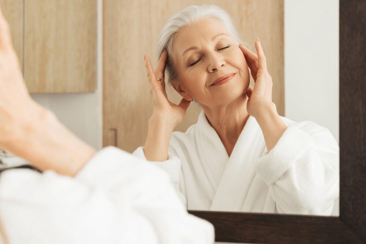 Seniors: Glow Brighter in Minutes – A Simple Facial Massage Remedy