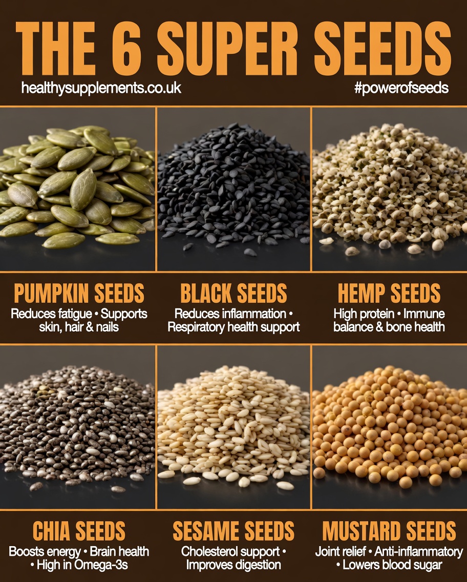 Cancer HATES When Seniors Eat These 6 Tiny Seeds Every Day (Backed by Science, Not Hype)