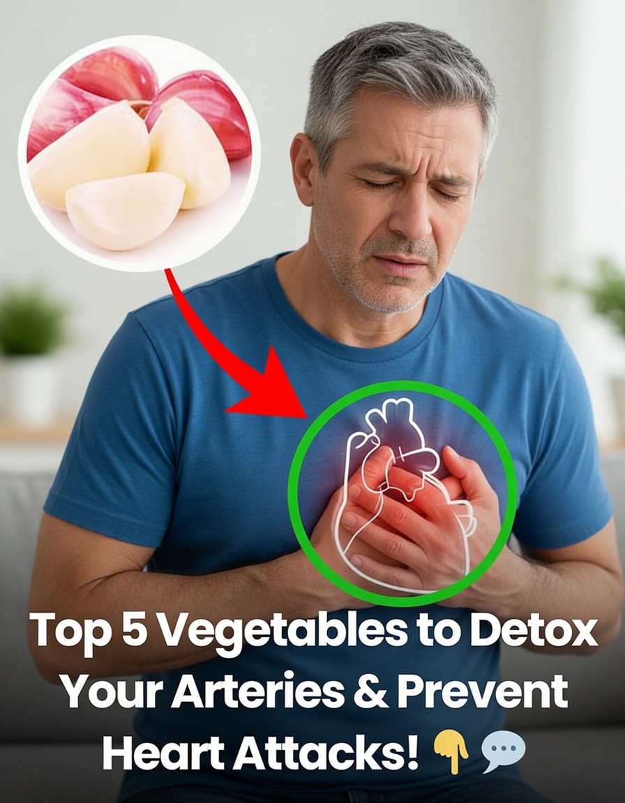 Top 5 Vegetables to Detox Your Arteries and Prevent Heart Attacks!